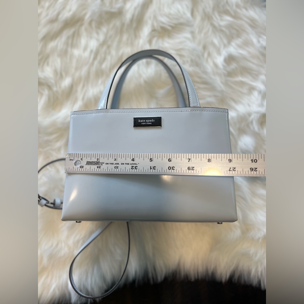Kate spade ♠️ medium size cross body purse color blue EUC - Picture 9 of 9